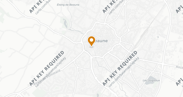 Map showing Le Relais de Saulx