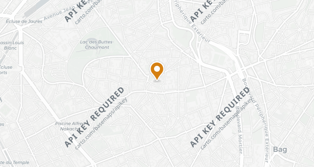 Map showing Le Patio