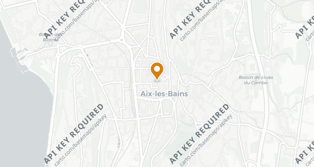 Map showing Le 59 Restaurant