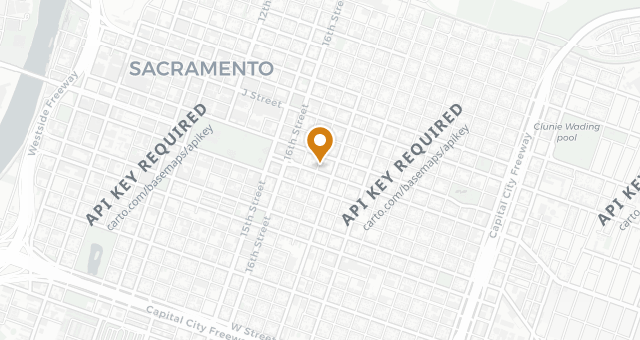 Map showing Zócalo