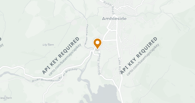 Map showing Rothay Manor