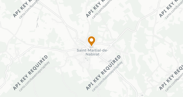 Map showing Le Saint-Martial