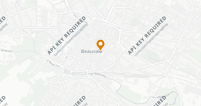 Map showing Le Senso