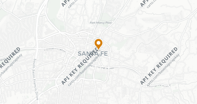 Map showing The Anasazi Restaurant