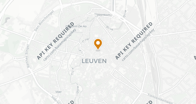 Map showing Bistro Tribunal "Chez Yf"