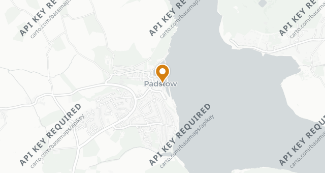 Map showing The Seafood Restaurant