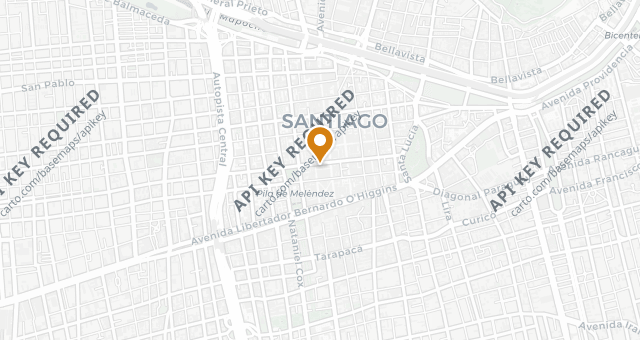 Map showing Salvador Cocina y café