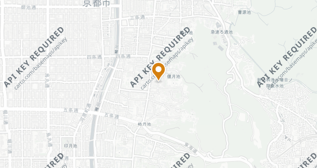 Map showing Gion Nishikawa