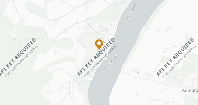 Map showing Post