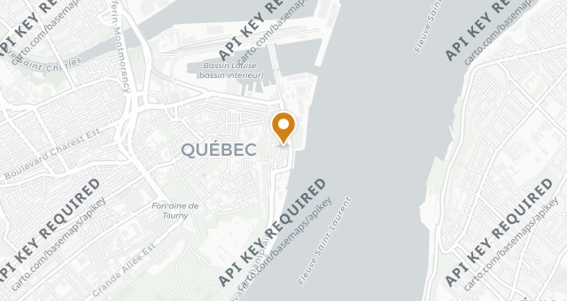 Map showing Tanière³