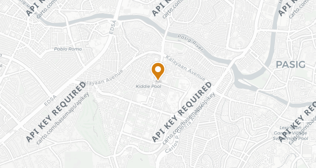 Map showing Los Tacos