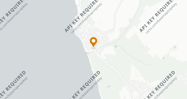 Map showing La Plage
