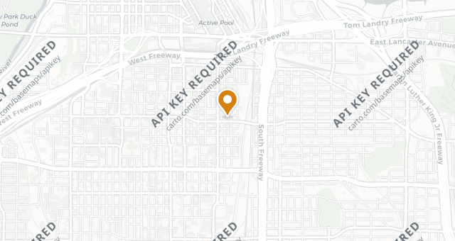 Map showing Panther City BBQ