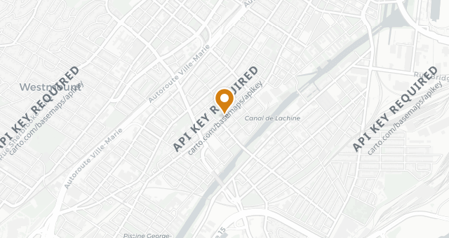Map showing Joe Beef