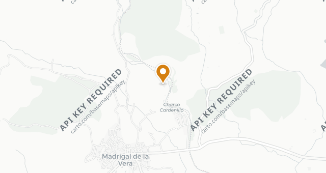 Map showing El Molino