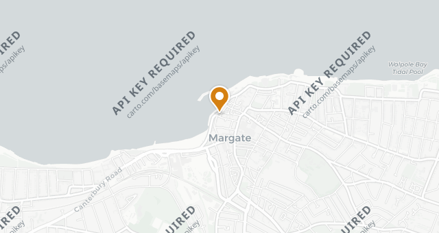 Map showing Angela’s of Margate