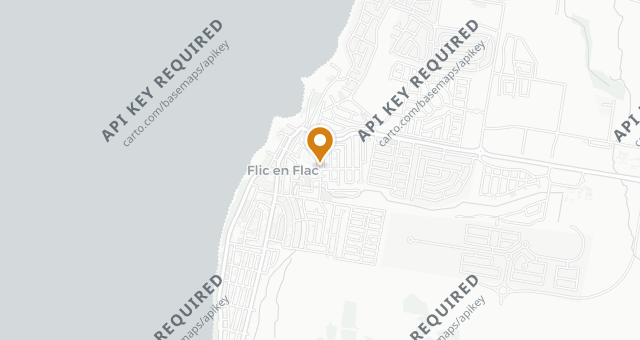 Map showing Maré Maré Beach Restaurant