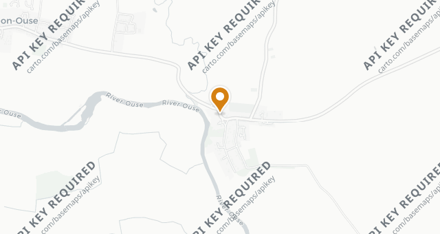 Map showing The Dawnay Arms