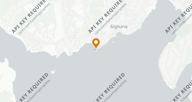 Map showing Båthuset Krog & Bar