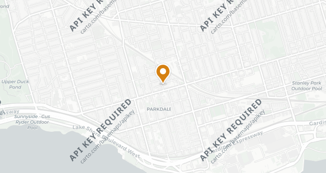 Map showing BB's