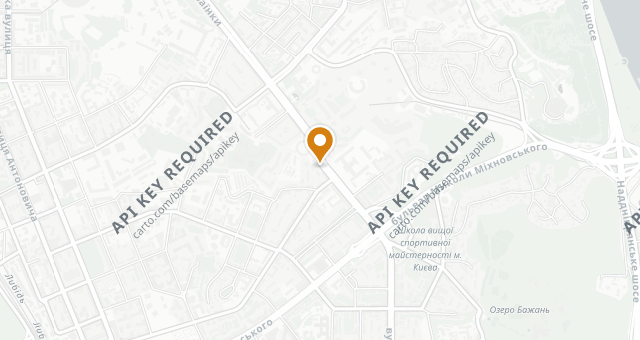 Map showing Fenix Restaurant