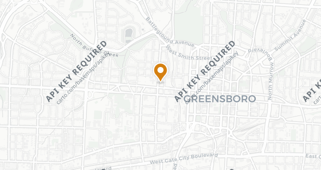 Map showing Down Home