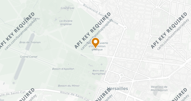 Map showing Gordon Ramsay au Trianon