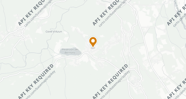 Map showing Auberge Le Cabaliros