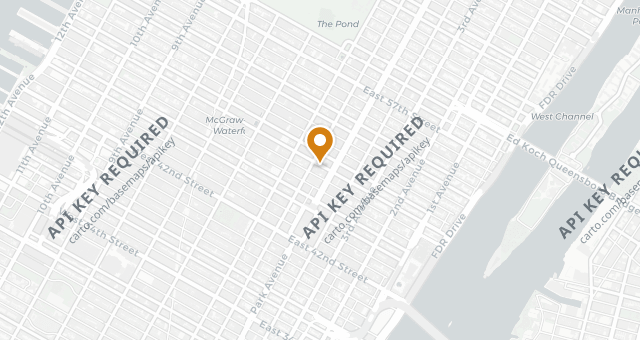 Map showing Fasano - New York
