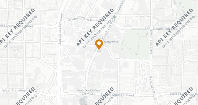 Map showing CUT Las Vegas
