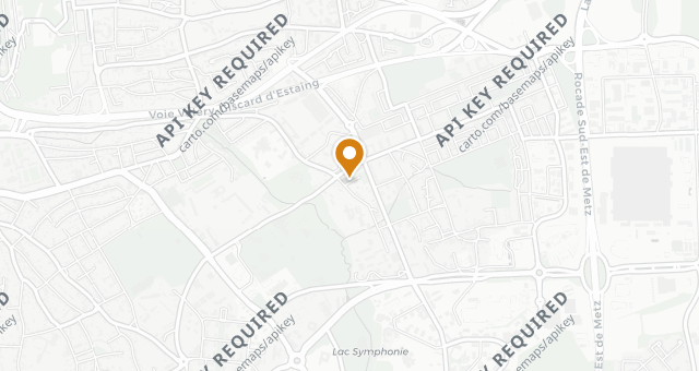 Map showing Le Jardin de Bellevue