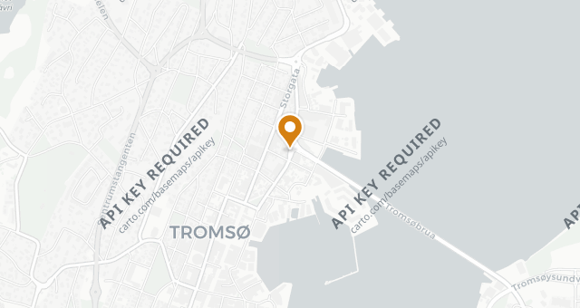 Map showing Smak Tromsø