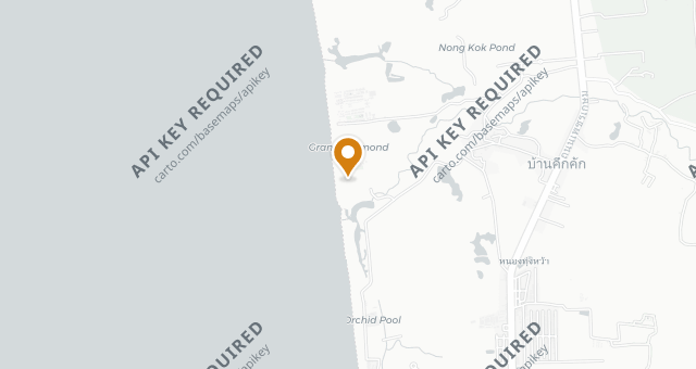 Map showing Beach Grill and Bar
