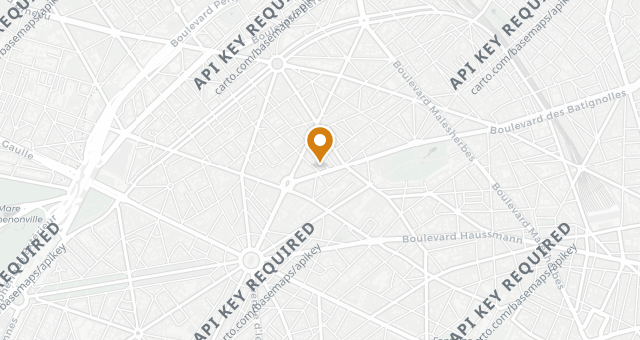 Map showing Le Bleu Nuit
