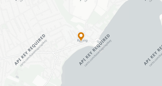 Map showing Rørvig Kro
