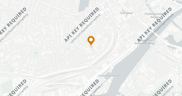 Map showing Kødbyens Fiskebar