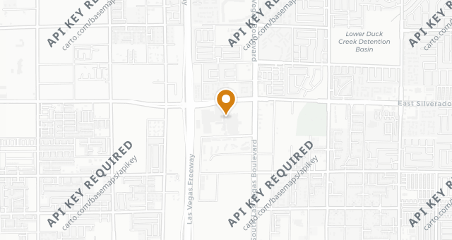 Map showing Silverado Steak House