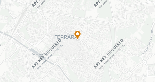 Map showing Ca' d'Frara