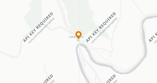 Map showing Gateway Lodge