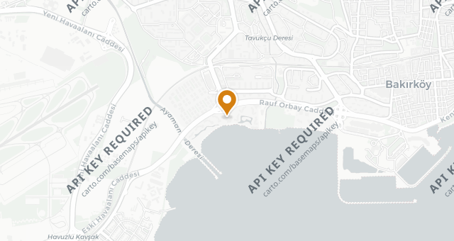 Map showing Akira Back İstanbul