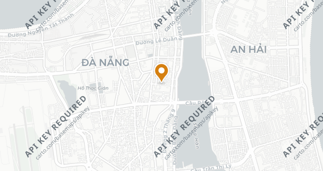 Map showing Bún Chả Cá Bà Hoa