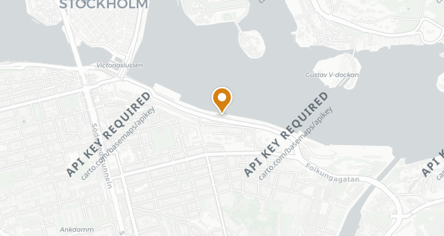 Map showing Fotografiskas restaurang