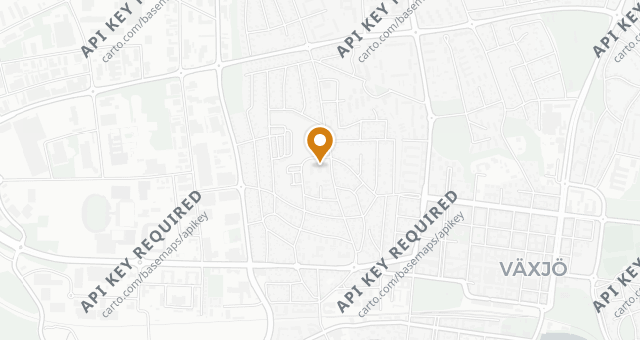 Map showing PM & Vänner Bistro