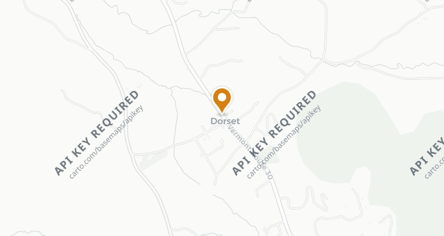 Map showing The Dorset Inn