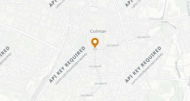 Map showing Le Comptoir de Georges