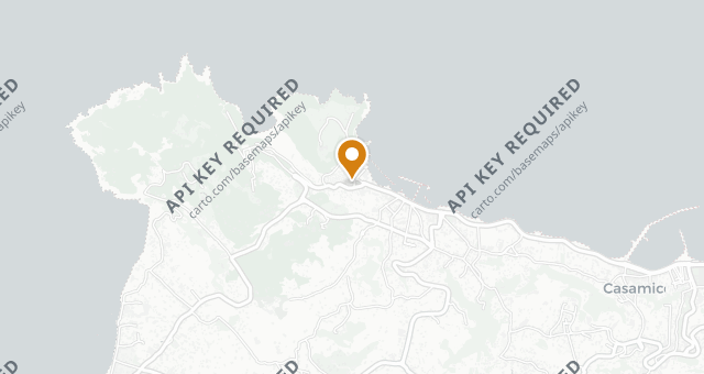 Map showing Indaco