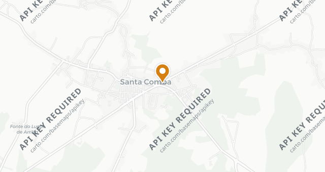 Map showing Retiro da Costiña