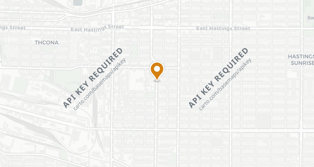 Map showing Lunch Lady