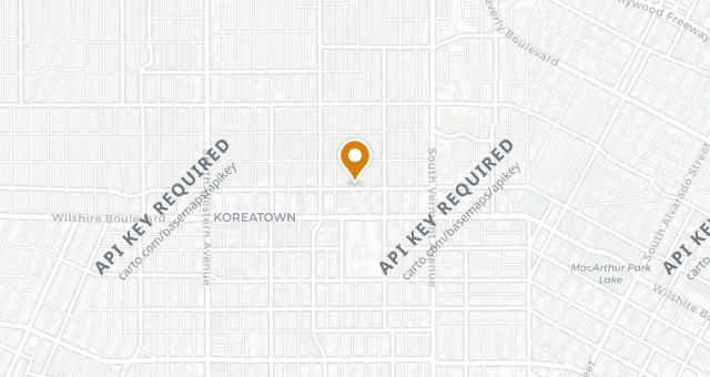 Map showing Quarters BBQ