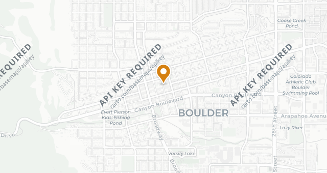 Map showing Oak at Fourteenth
